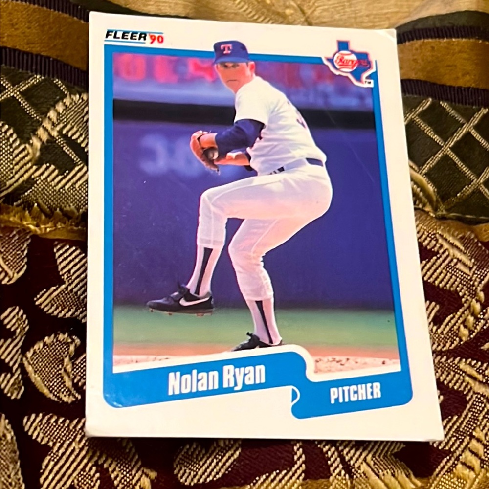 ⚾️NOLAN RYAN 1990 VTG BASEBALL CARD